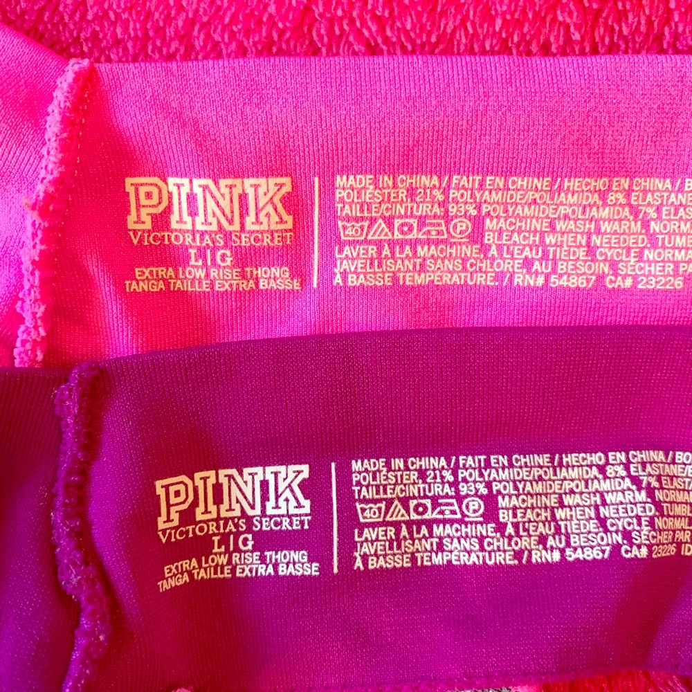 Victoria Secret PINK thong 2 for 1!